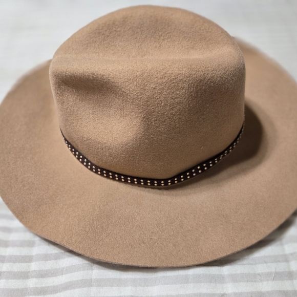 Camel Fedora Hat 100% Wool NWT - Picture 5 of 5